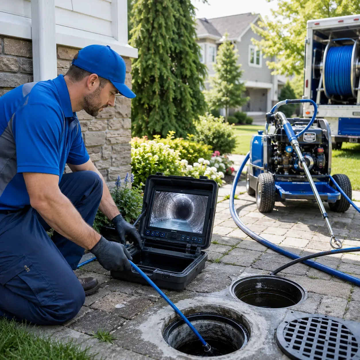 Outdoor drain cleaning professionals serving Crucible, PA