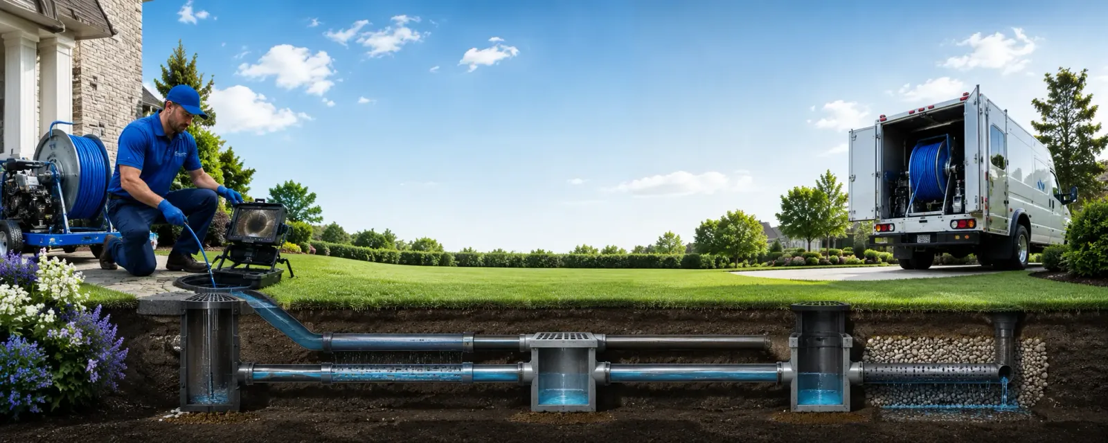 Outdoor drain cleaning information for Crucible, PA